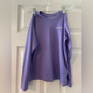 Columbia Violet Omni-Wick Shirt Sun Protection